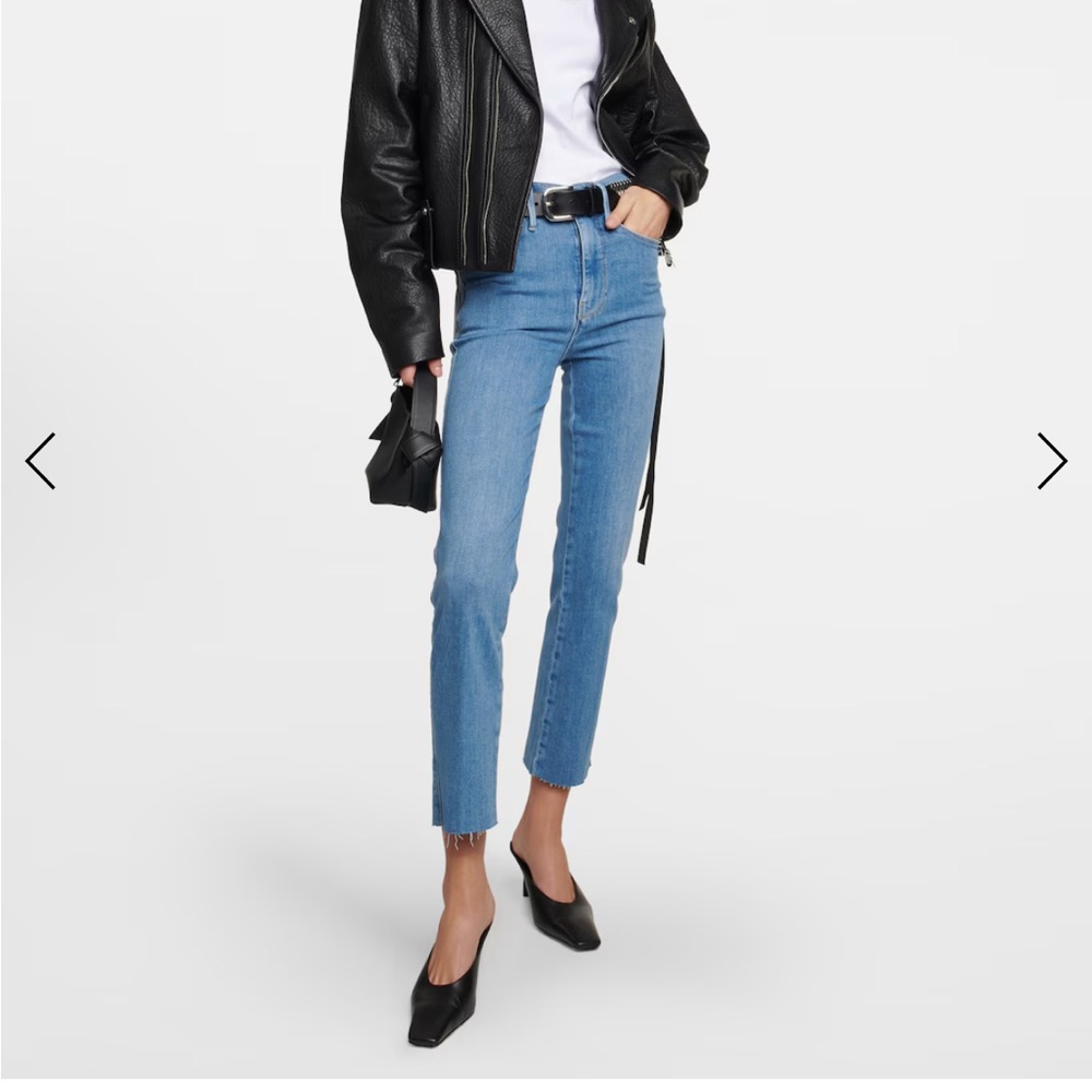 Frame Le Sylvie Crop straight legged jean
